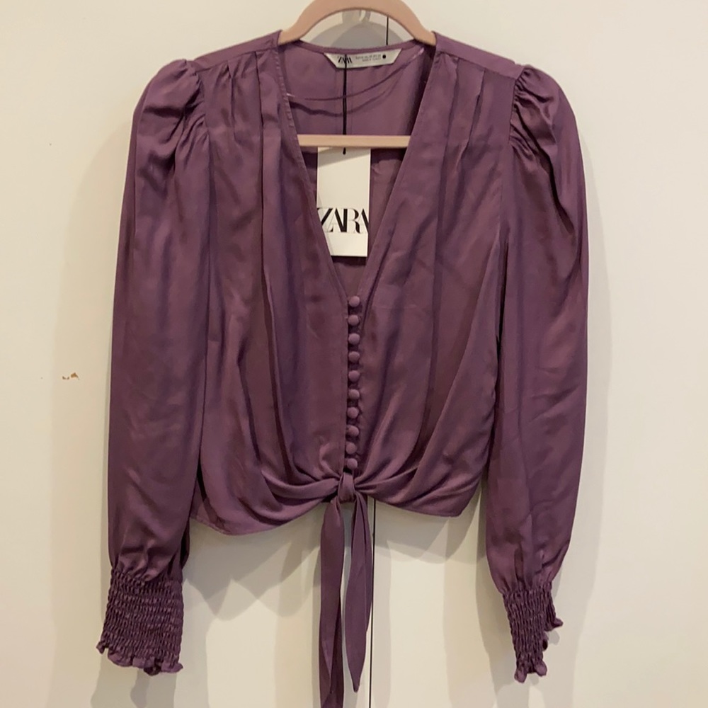 Purple blouse